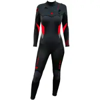 Seland Bahia Iii Surf Steamer 5/4/3 Mm Woman Long Sleeve Chest Zip Neoprene Suit Noir S Femme