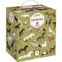 Kärkkäinen Banana Panda - Puzzlove Chevaux - 200 pièces.
