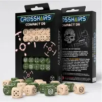 Q-workshop Crosshair Compact D6 Dice 7 Packs Clair Enfants