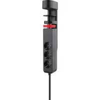 Chilitec Steckdosenleiste 3-fach für Tischmontage mit USB 0015728512
