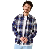 Garcia J51084 Long Sleeve Shirt Bleu M Homme