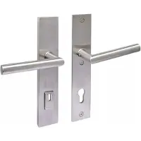 Intersteel Quincaillerie de porte dérobée Aurano PC 92mm acier inoxydable