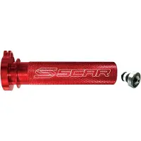 DMS SCAR Gasgriffhülse Aluminium mit Kugellager rot