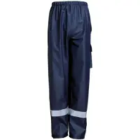 Elka Rainwear Hommes, Pantalon outdoor, Pantalon de pluie DRY ZONE D-LUX taille M marine RAINWEAR (M), Bleu