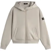 Ecoalf Arica Full Zip Sweatshirt Beige M Femme