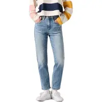 Levi's 724 Straight Med High Waist Jeans Bleu 23 / 30 Femme