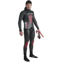 Spetton Extreme 7 Mm Smoothskin & Metallite Spearfishing Wetsuit Noir S Homme