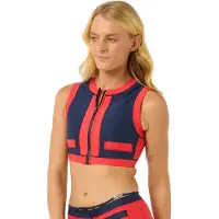 Rip Curl Coco Vest Bikini Top Bleu 2XS Femme