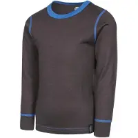 Trespass Bamba Long Sleeve Base Layer Set Gris 5-6 Years Enfants
