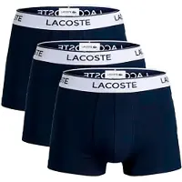 Lacoste 5h8621 Boxers 3 Units Bleu M Homme