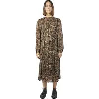 Second female Erna Long Sleeve Long Dress Marron S Femme