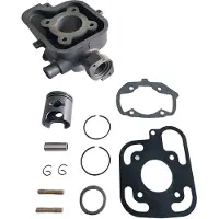 Blast Peugeot Ludix/jet For H2o-piston Pin 12 Mm Cylinder Kit Argenté