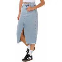 Rip Curl The Search Midi Denim Skirt Bleu S Femme