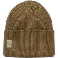 Buff Crossknit Beanie Marron