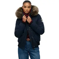 Superdry Everest Ella Bomber Jacket Bleu 2XS Femme