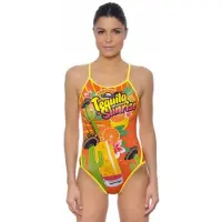 Turbo Tequila Sunrise Swimsuit Orange S Femme