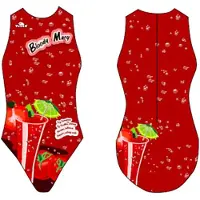 Turbo Bloody Mary Swimsuit Rouge 4XL Femme