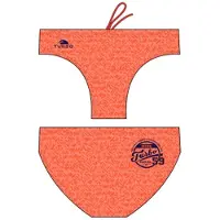 Turbo Plain Swimming Brief Orange 3XL Homme