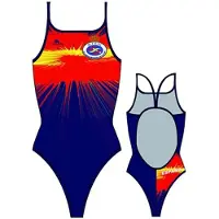 Turbo Spain Thin Strap Swimsuit Bleu 3-4 Years Fille