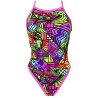 Turbo Psycho Revolution Swimsuit Multicolore 5XL Femme