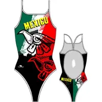 Turbo Mexican Falcon Thin Strap Swimsuit Multicolore 12-24 Months Fille