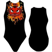 Turbo Devil Swimsuit Noir XL Femme