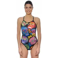 Turbo Halloween Skulls Swimsuit Multicolore 2XL Femme