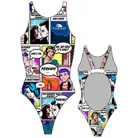 Turbo Comic Pro Resist Swimsuit Multicolore 5XL Femme