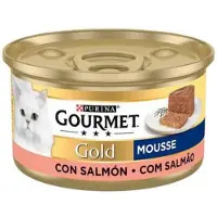 Purina Nourriture Pour Chats Gourmet Gold Mousse Salmon 24x85g