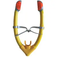 So Dive Twin Air Freediving Snorkel Jaune