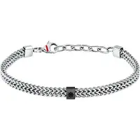 Sector Marine Wheel Design Bracelet Argenté Homme