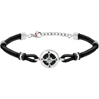 Sector Marine Wind Rose Bracelet Argenté Homme