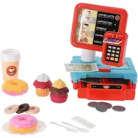 Wellhome Cash Register Set 32.5x13.5x22 Cm Clair