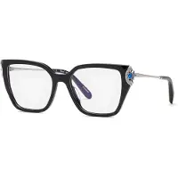 Chopard Vch402s Geometric Woman Glasses Noir 135/53 mm Femme