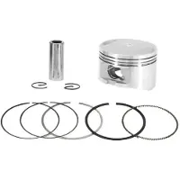 Blast Honda Sh 125cc 01-12 Cylinder 403351055 Piston Argenté