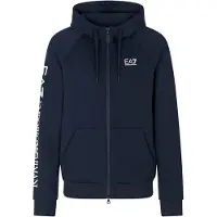 EA7 pour homme. 7M001047_AF10377 Sweat à capuche Logo Series navy (L), Casuel, Coton, Manche longue, Marine