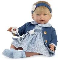 MuÑecas Guca Olivia Classic Baby Reborn Bleu Enfants