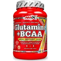 Amix Powder Glutamine Bcaa Pineapple 1000g Blanc