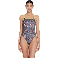 Zoggs Printed Rayback E Plus Swimsuit Multicolore 32 Femme