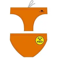 Turbo Basic Swimming Brief Orange 6XL Homme