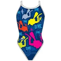 Turbo Dive 2016 Revolution Swimsuit Bleu 5XL Femme
