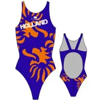 Turbo Holland Pro Resist Swimsuit Bleu 3XL Femme