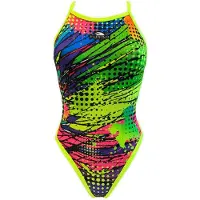 Turbo Kriptonite Swimsuit Jaune 3-4 Years Fille