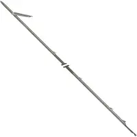 Pathos Thaitian Roller Ow Single Barb Medium Spearshaft 7.25 Mm Argenté 100 cm