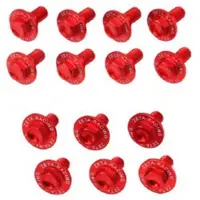 Zeta Honda Crf 250 L 21-22/crf 300 L 21-22 Ze88-5162 Fairing Screw Kit Rouge