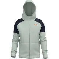 Mizuno Athletics Rb Full Zip Sweatshirt Vert S Homme