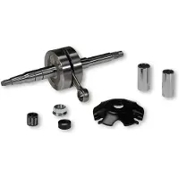 MALOSSI Rhq Biela 85 Mm Titanium Crankshaft Argenté