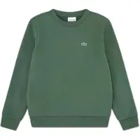 Lacoste Kids Core Fleece Crew Sweatshirt Vert 7 Years Enfants