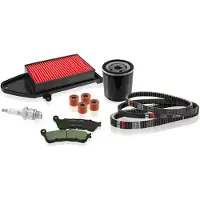 RMS Beauty Aprilia Scarabeo 4t 50cc 163820090 Replacement Kit Argenté