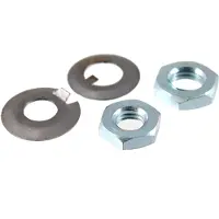 Rms Classic Piaggio Vespa 50-90-125cc Primavera Et3 121859169 Clutch Nut 10 Units Argenté